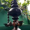 Rare handcrafted Dambadeniya lamp, antique brass collectible, luxury décor for villas, hotels and collectors
